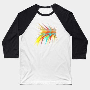 colorful splash pattern Baseball T-Shirt